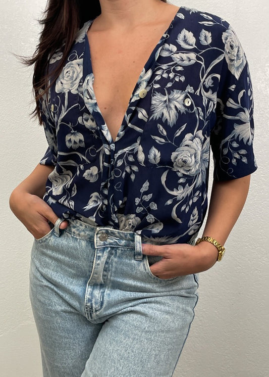 Liz Claiborne Floral Shirt